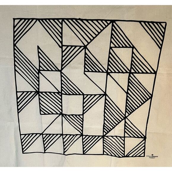 NWT Little Korboose Shadow Block Tea Towel 26”W x28”L Hard to Find - Picture 1 of 8